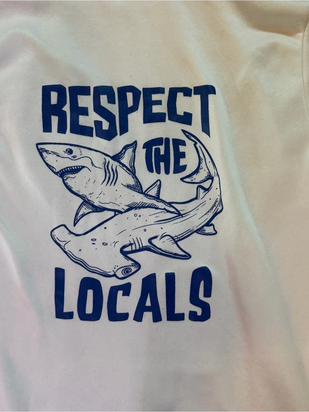Protect The Locals V3 Hoodie 3X Blue Ocean Project Shark